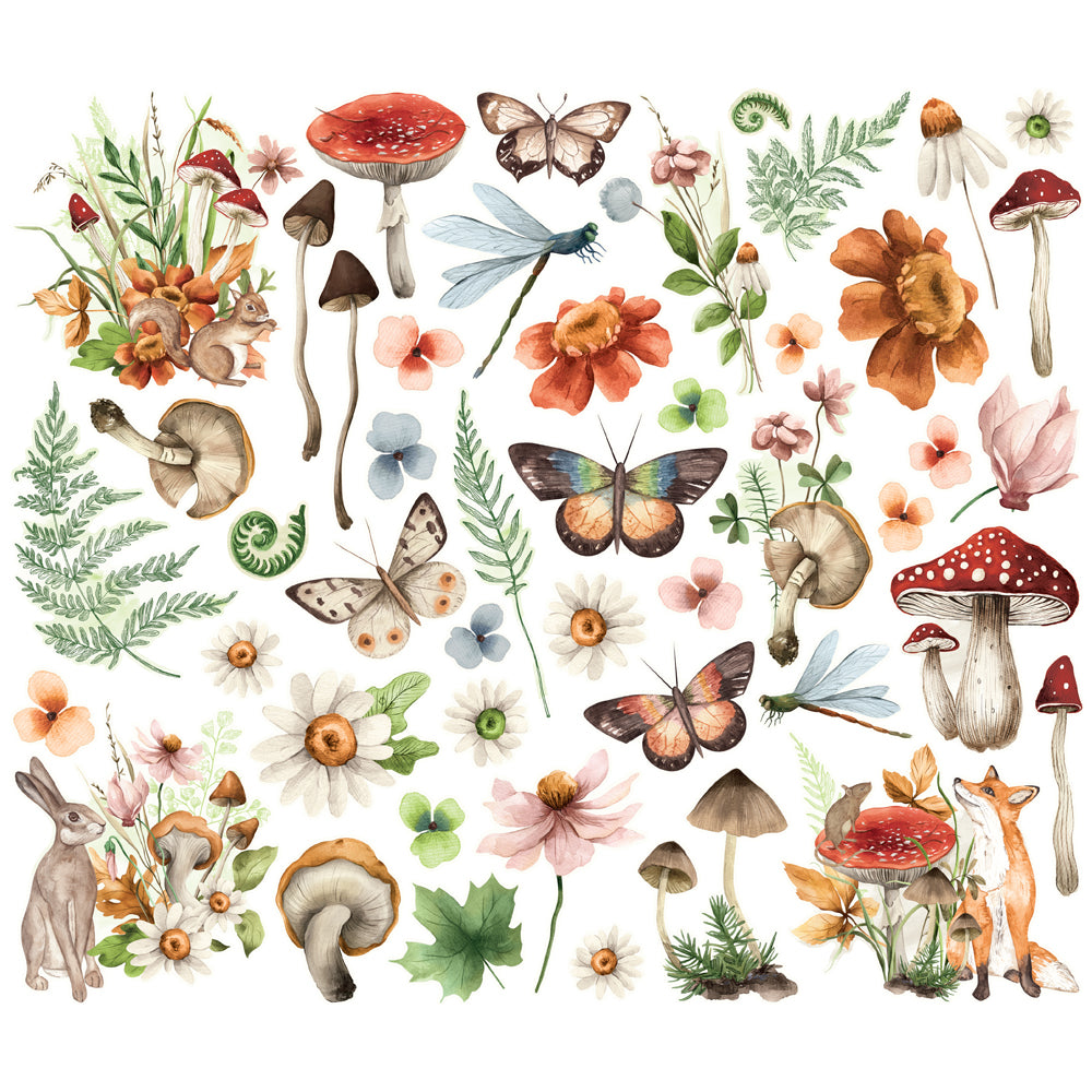 Simple Vintage Woodlands . Floral Bits & Pieces