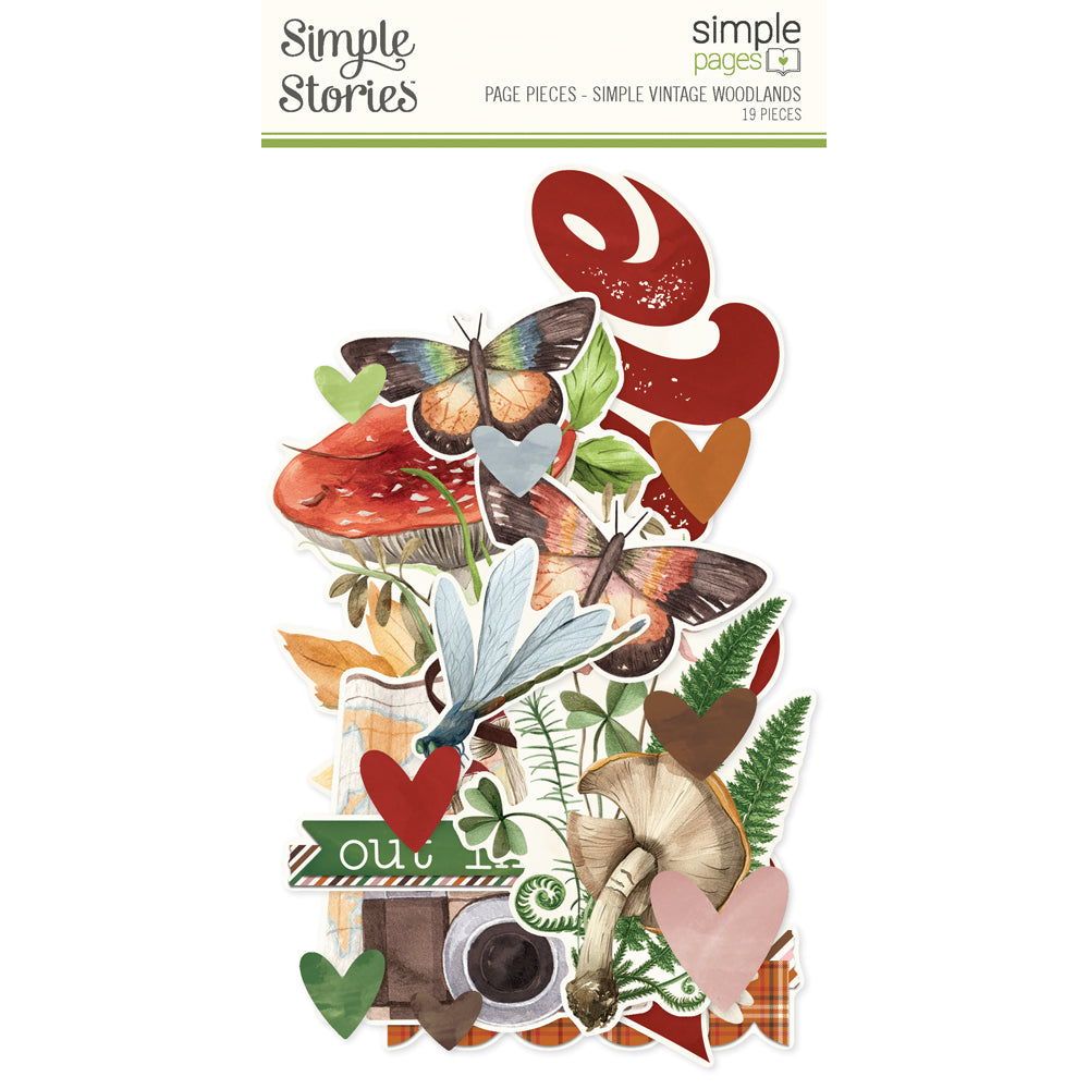 Pre-Order Simple Vintage Woodlands . Simple Pages Page Pieces