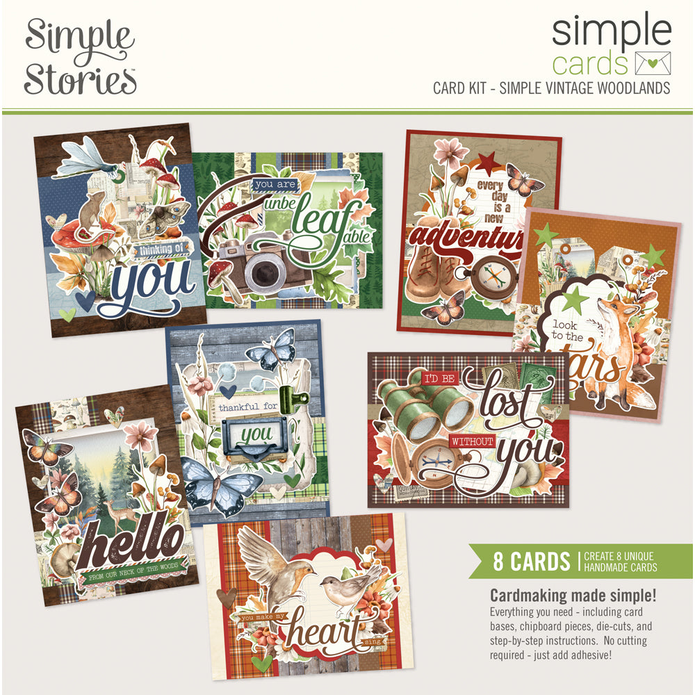 Simple Vintage Woodlands . Simple Cards Card Kit