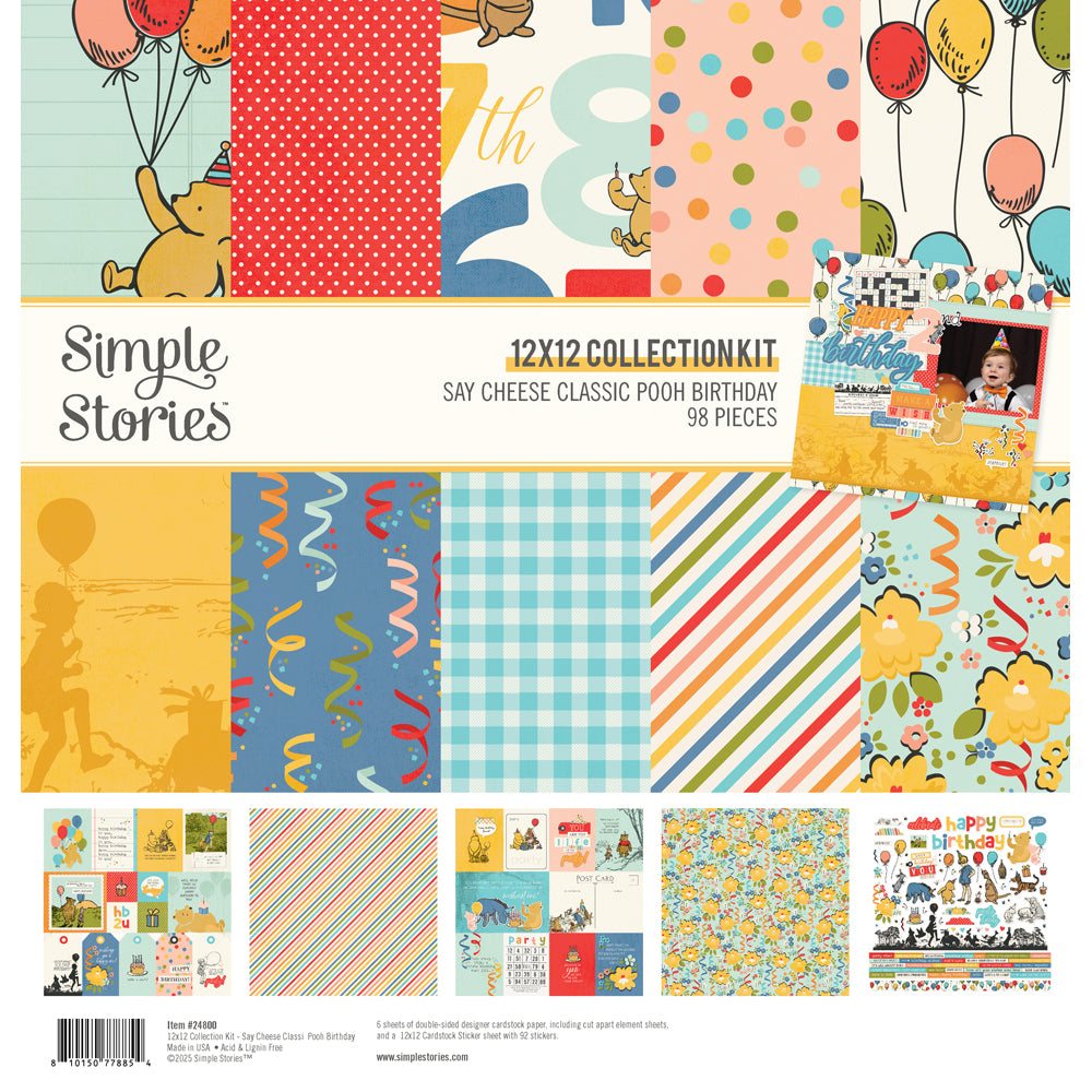 Say Cheese Classic Pooh Birthday . Collection Kit