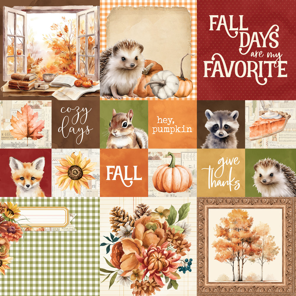 Simple Vintage Autumn Breeze . 2x2/2x4 Elements