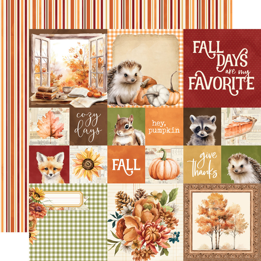 Simple Vintage Autumn Breeze . 2x2/2x4 Elements