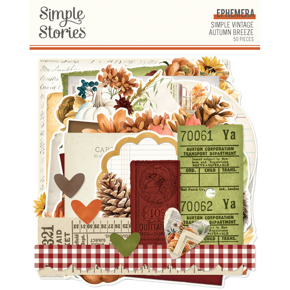 Simple Vintage Autumn Breeze . Ephemera