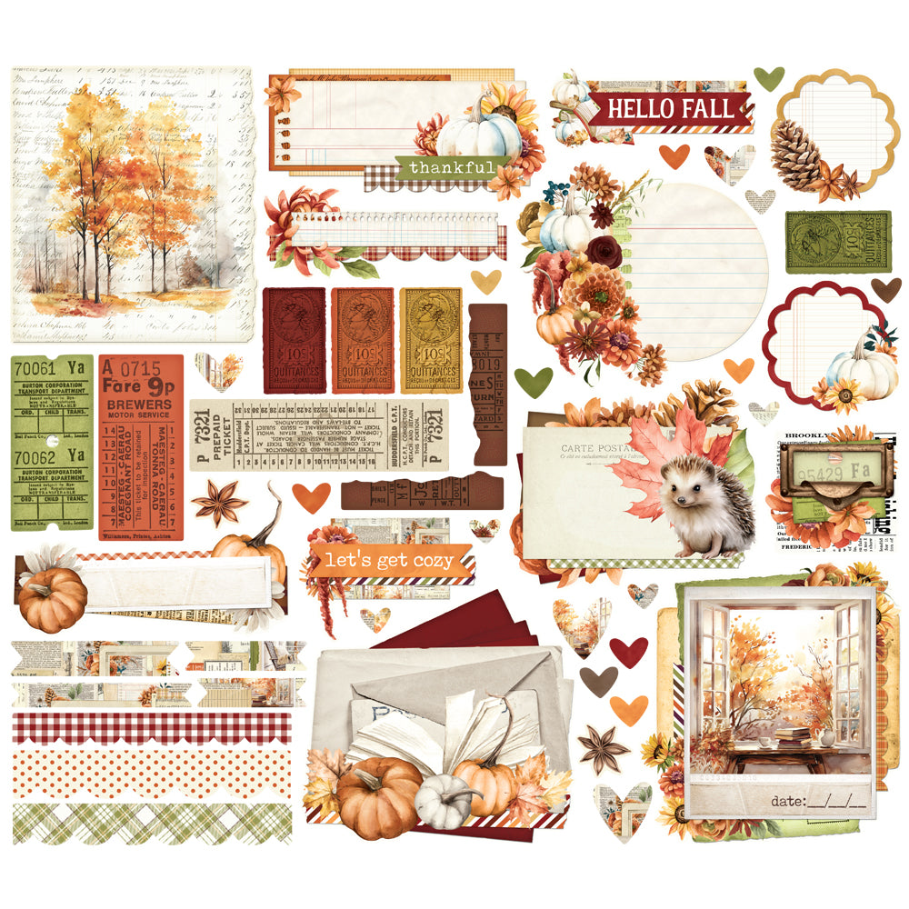 Simple Vintage Autumn Breeze . Ephemera