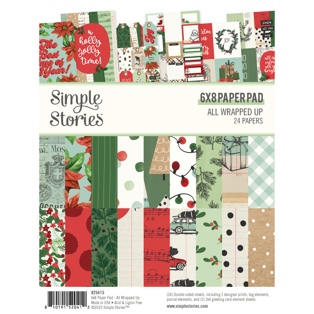 Pre-Order All Wrapped Up . 6x8 Paper Pad