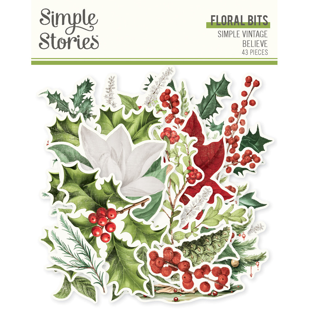 Pre-Order Simple Vintage Believe . Floral Bits & Pieces