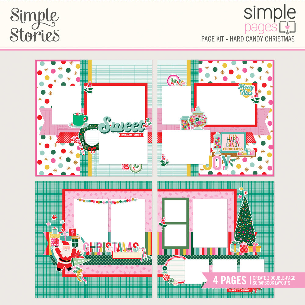 Hard Candy Christmas . Simple Pages Page Kit