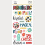 Say Cheese Happiest Place . Foam Stickers