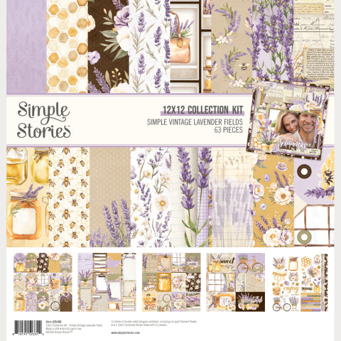 Simple Vintage Lavender Fields . Collection Kit
