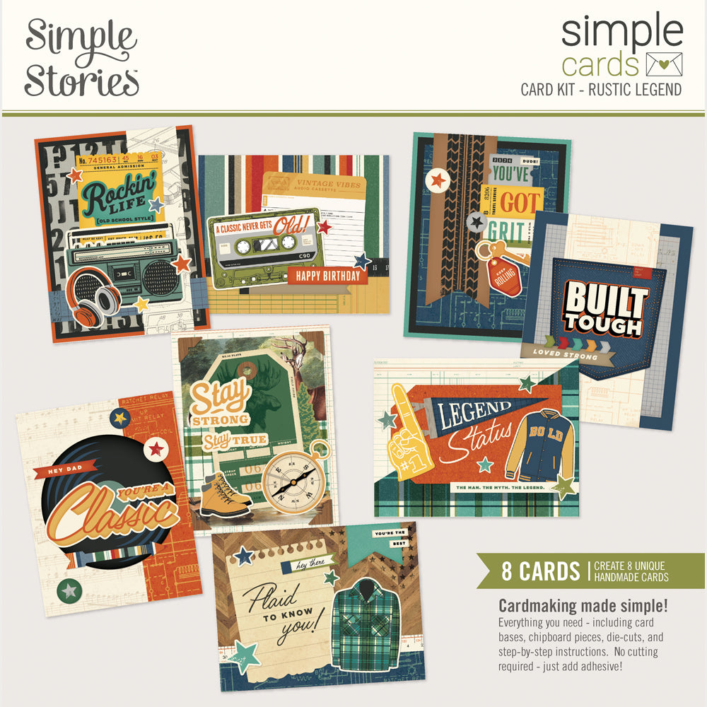 Rustic Legend . Simple Cards Card Kit
