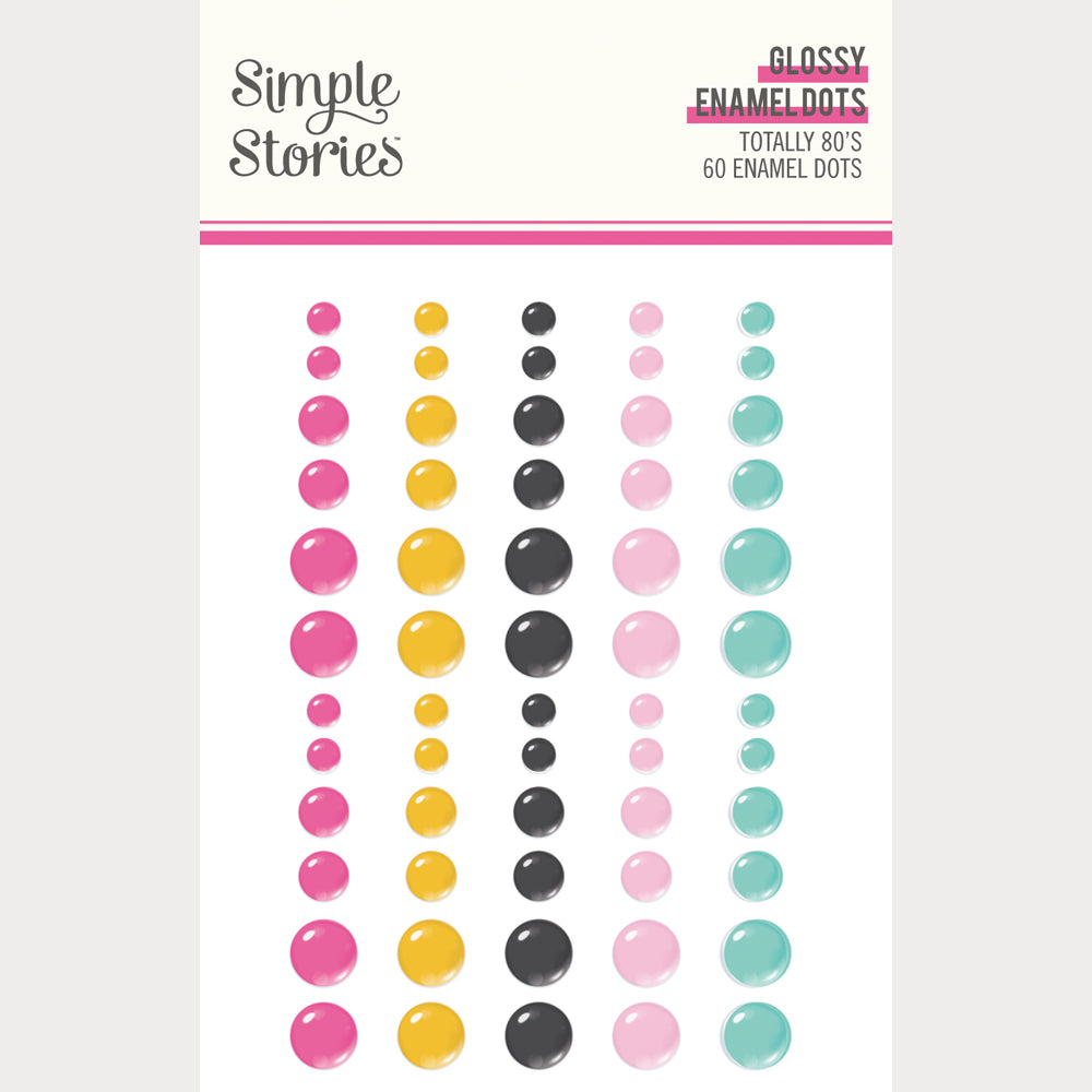 Totally 80's . Enamel Dots