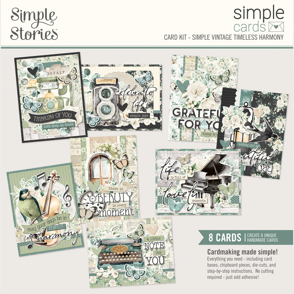 Simple Vintage Timeless Harmony . Simple Cards Card Kit