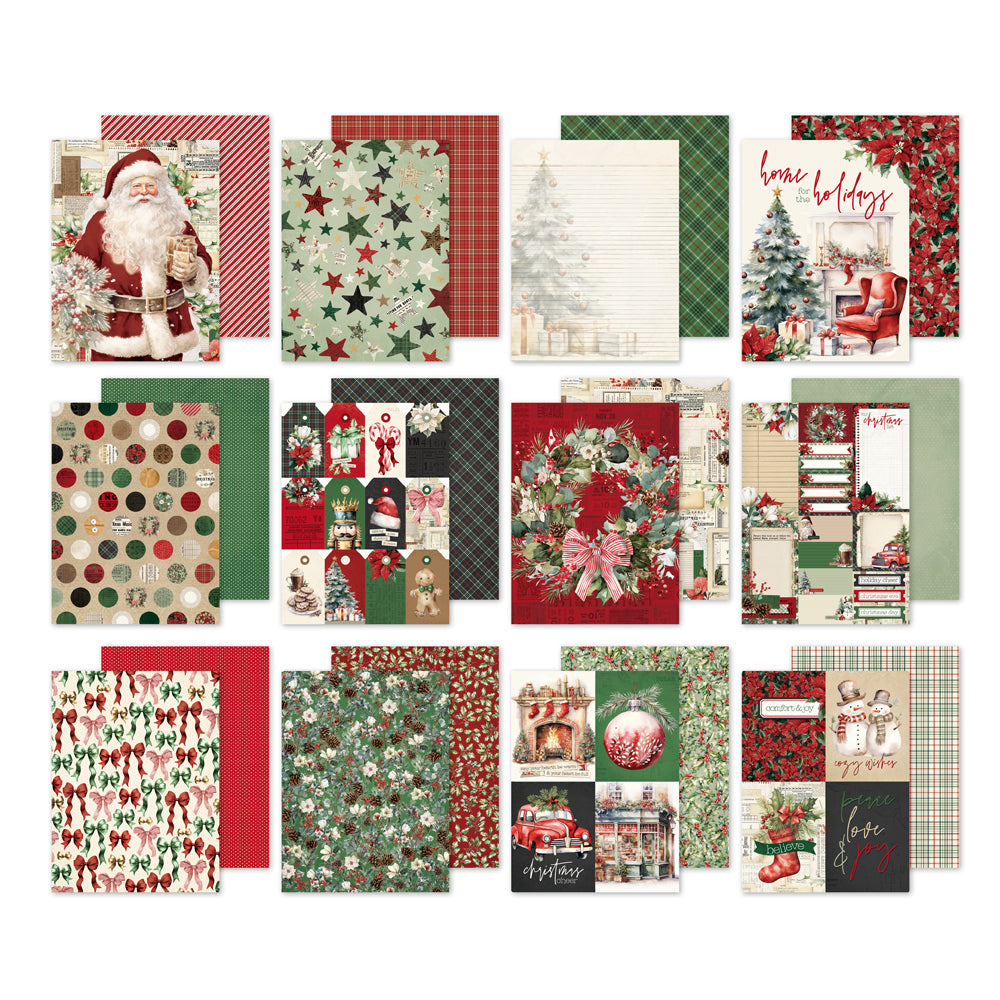 Simple Vintage Old-Fashioned Christmas . 6 x8 Paper Pad