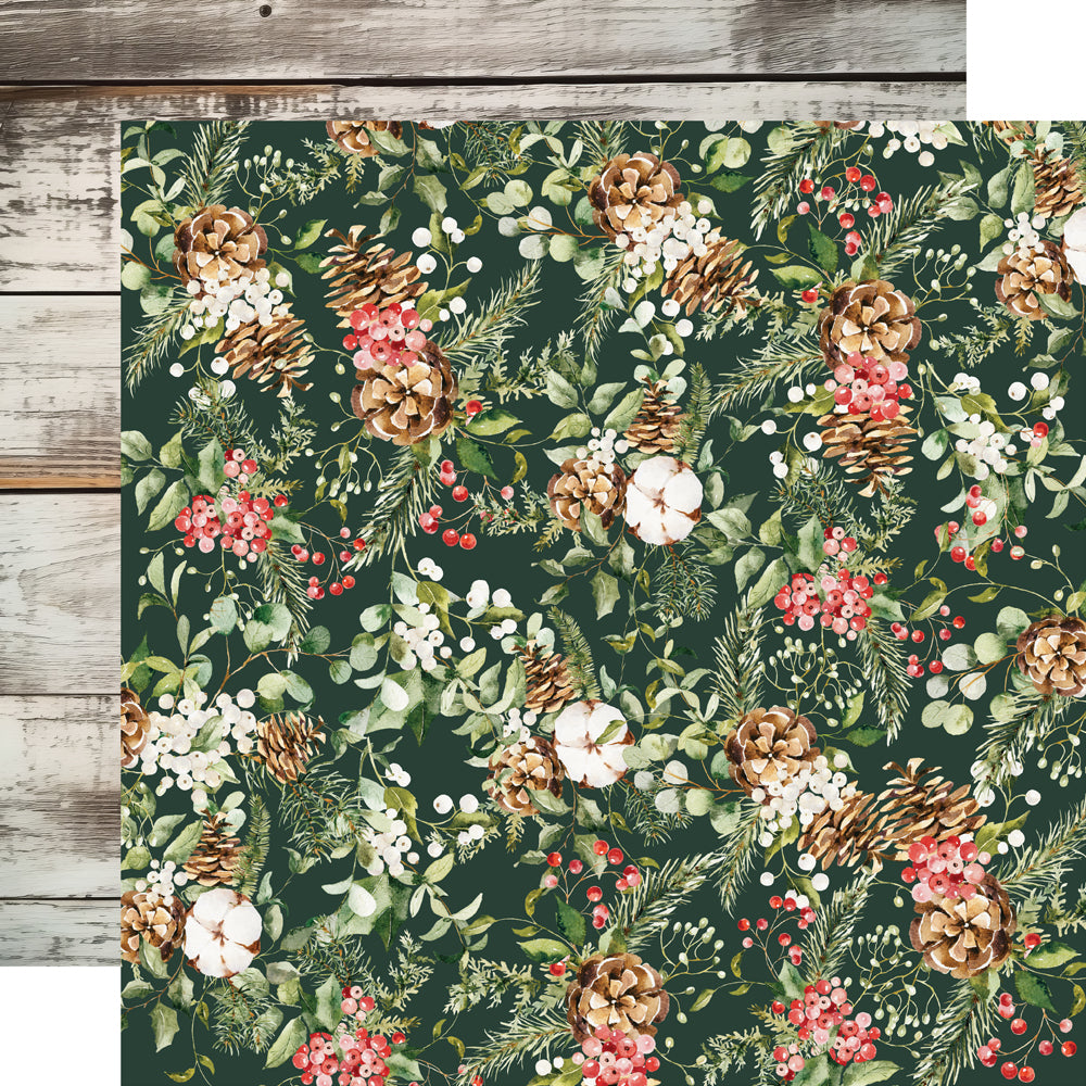Simple Vintage Evergreen Memories . Pine & Petals