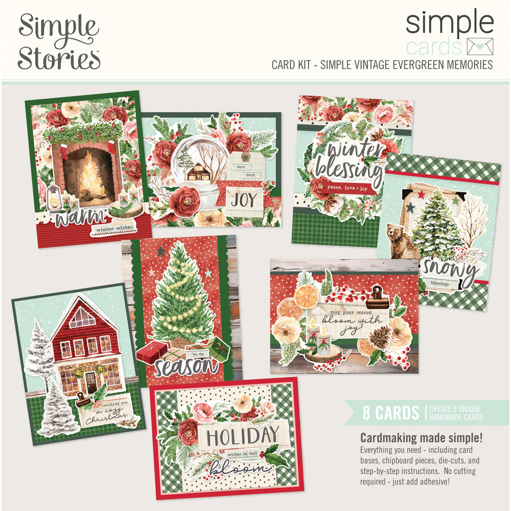 Simple Vintage Evergreen Memories . Simple Cards Card Kit