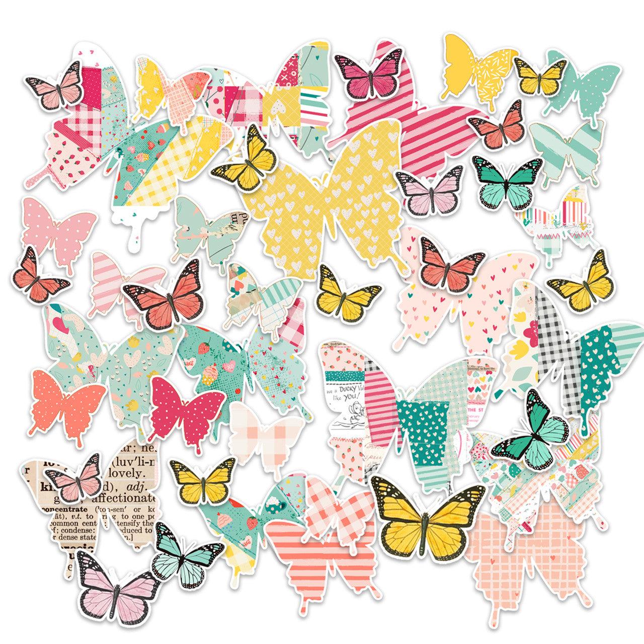 Love is Kind . Two of a Kind Butterfly Die Cuts