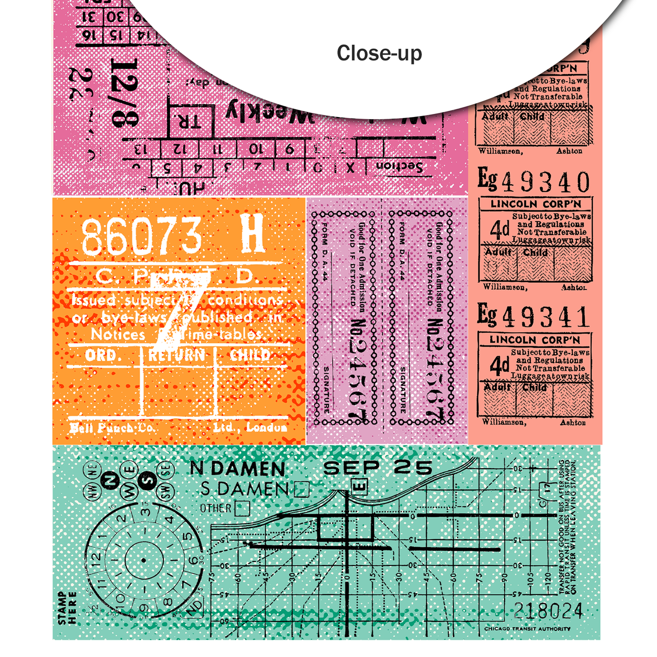 Sunkissed . Movie Ticket Cut Aparts