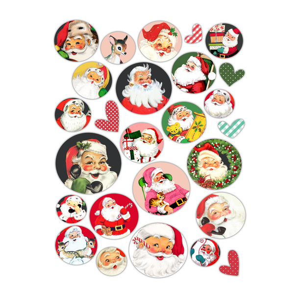 Tis the Season . Santa's Circle Die-Cuts