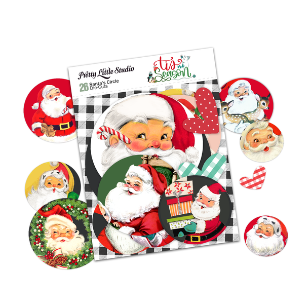 Tis the Season . Santa's Circle Die-Cuts
