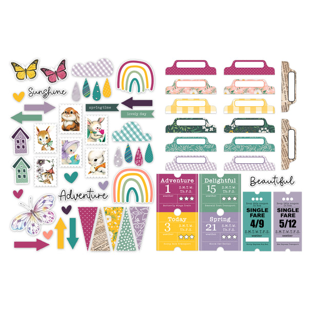 Wildflowers . Spring Mix Die-Cuts