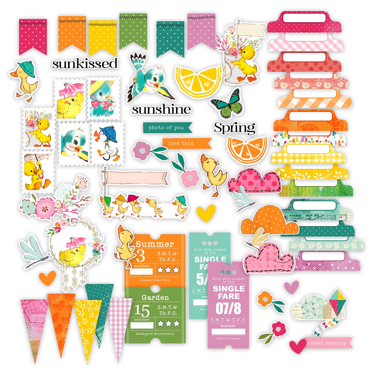 Sunkissed . Sunshine Mix Die-Cuts