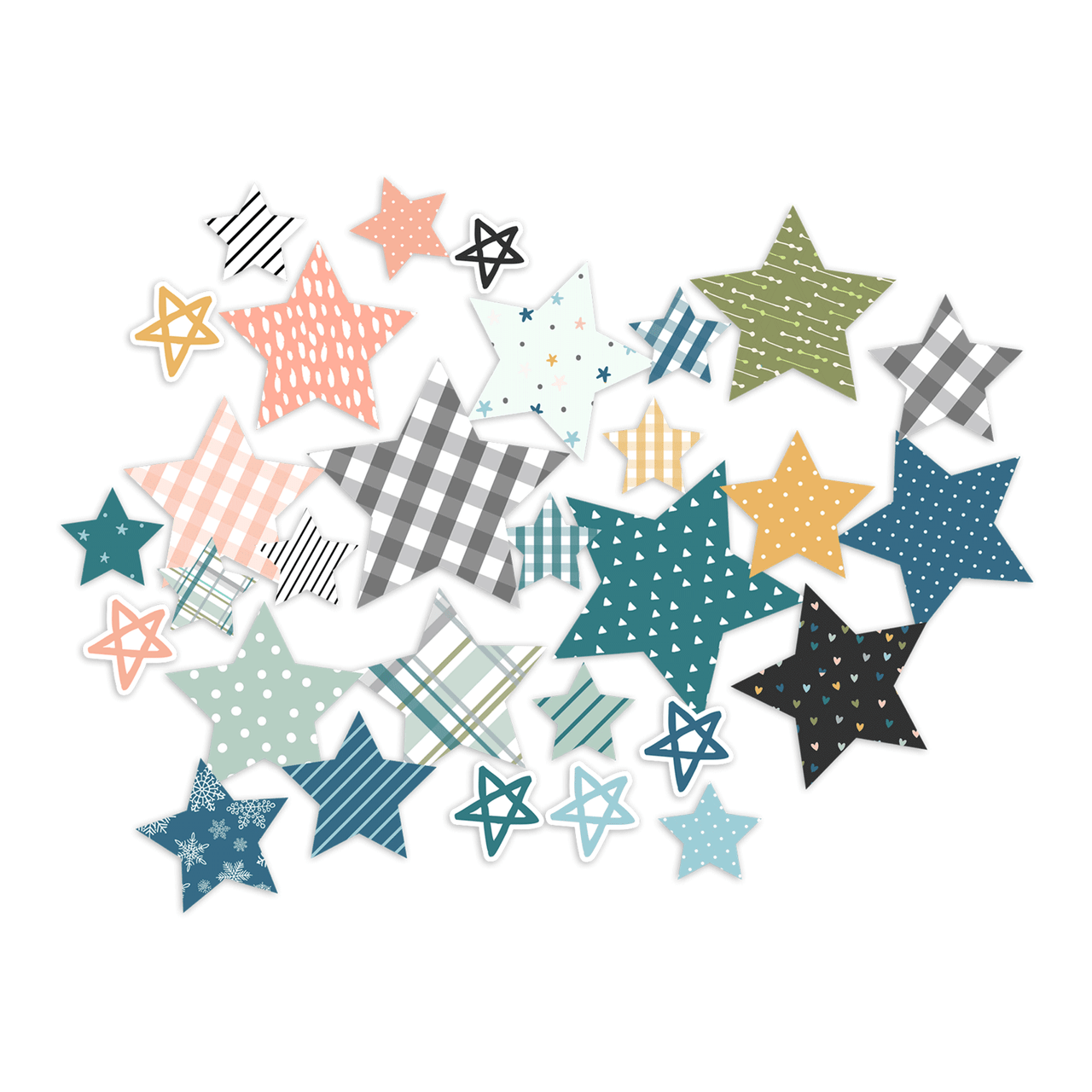 Frosty . Winter Star Die-Cuts