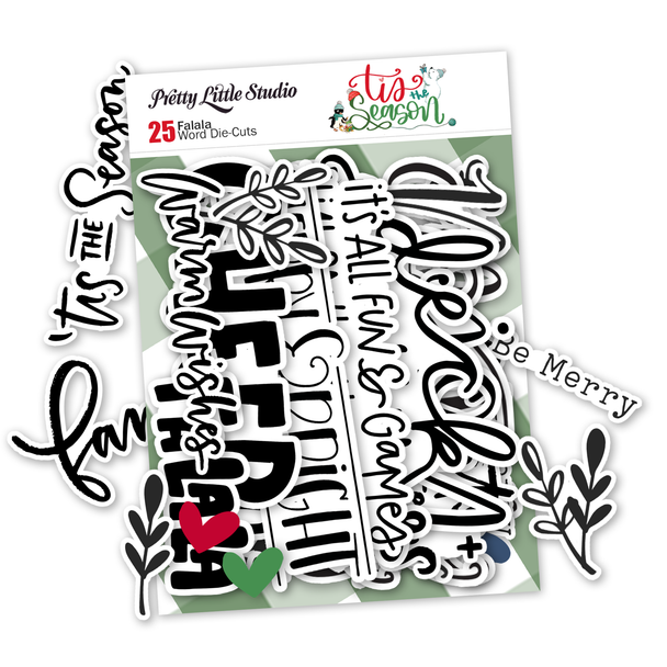 Tis the Season . Falala Word Die-Cuts