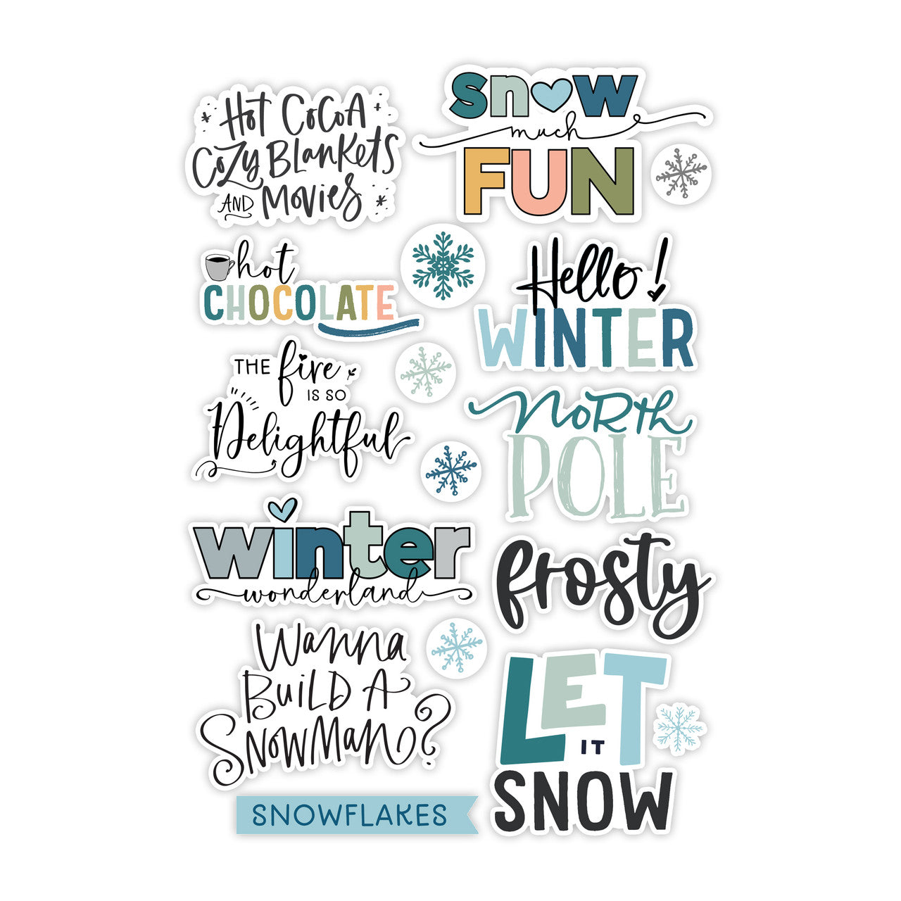 Frosty . North Pole Die-Cuts