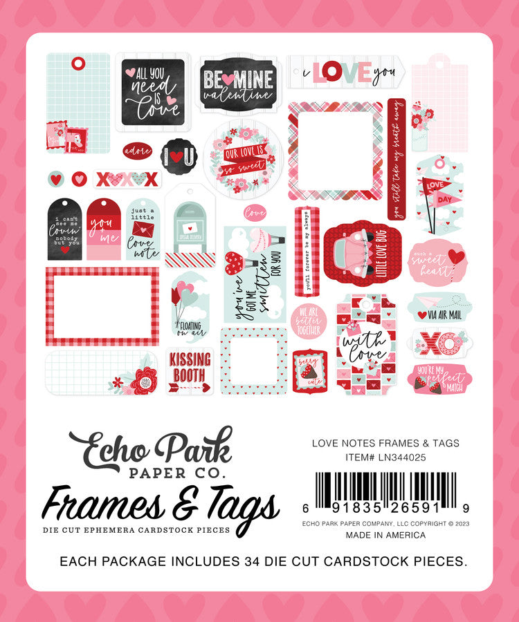Love Notes . Frames & Tags