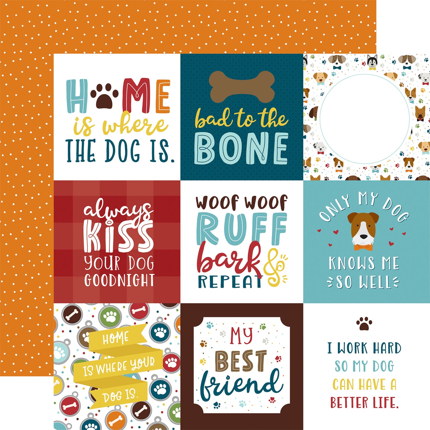 My Dog . 4x4 Journaling Cards