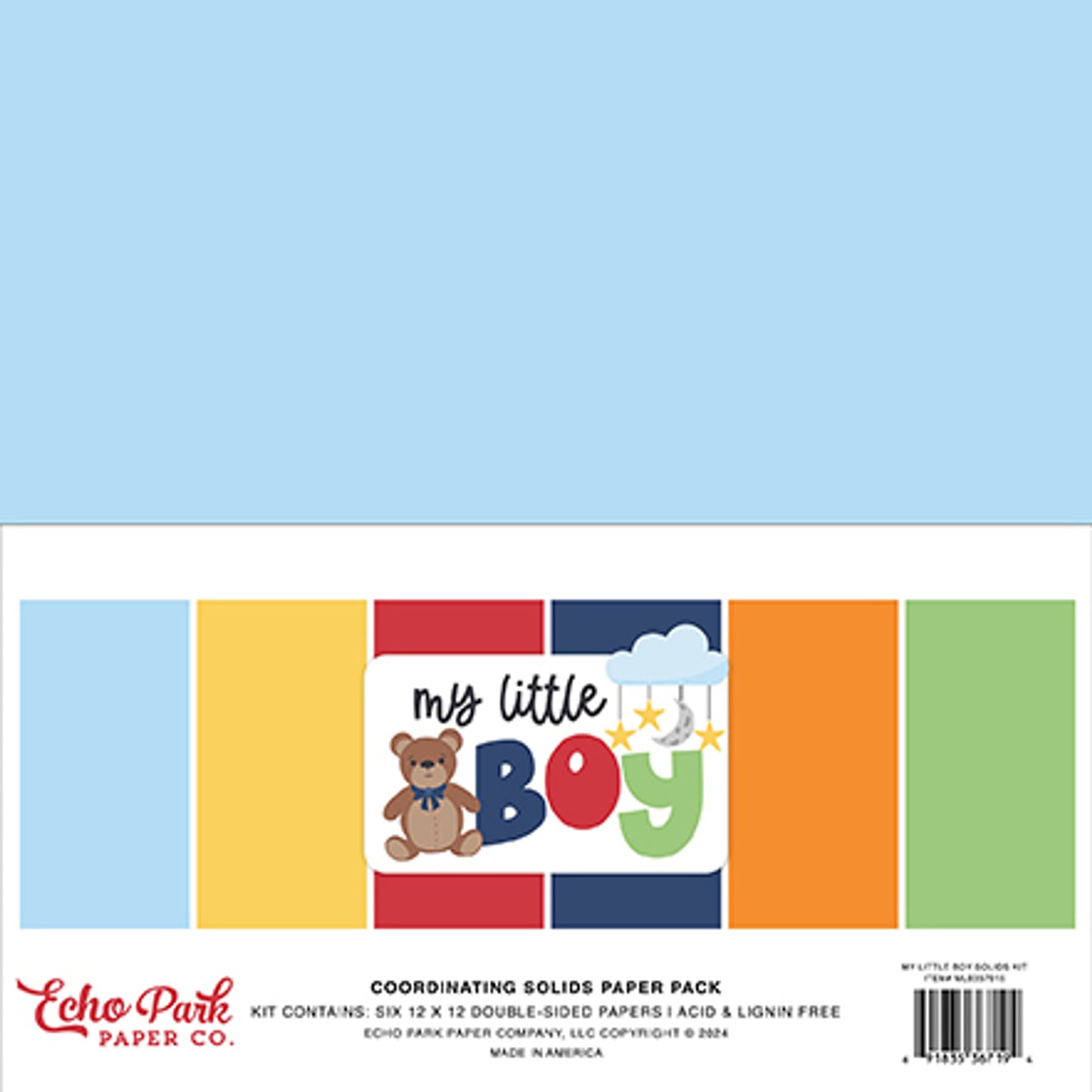 My Little Boy . Coordinating Solids Kit