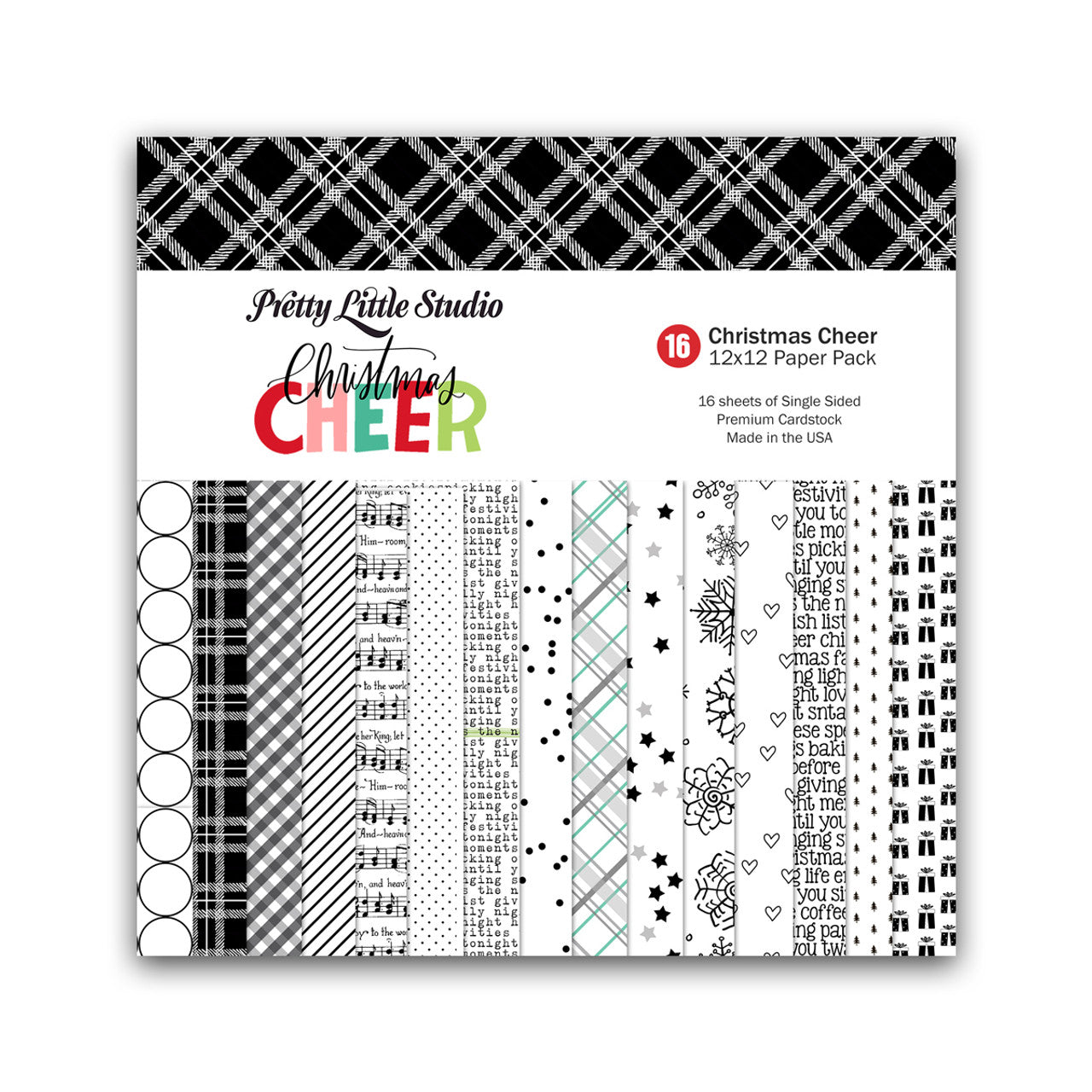 Christmas Cheer Paper Pack (12/pk)