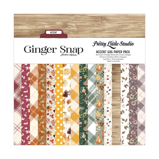 Ginger Snap . Accent 6x6 Paper Pack