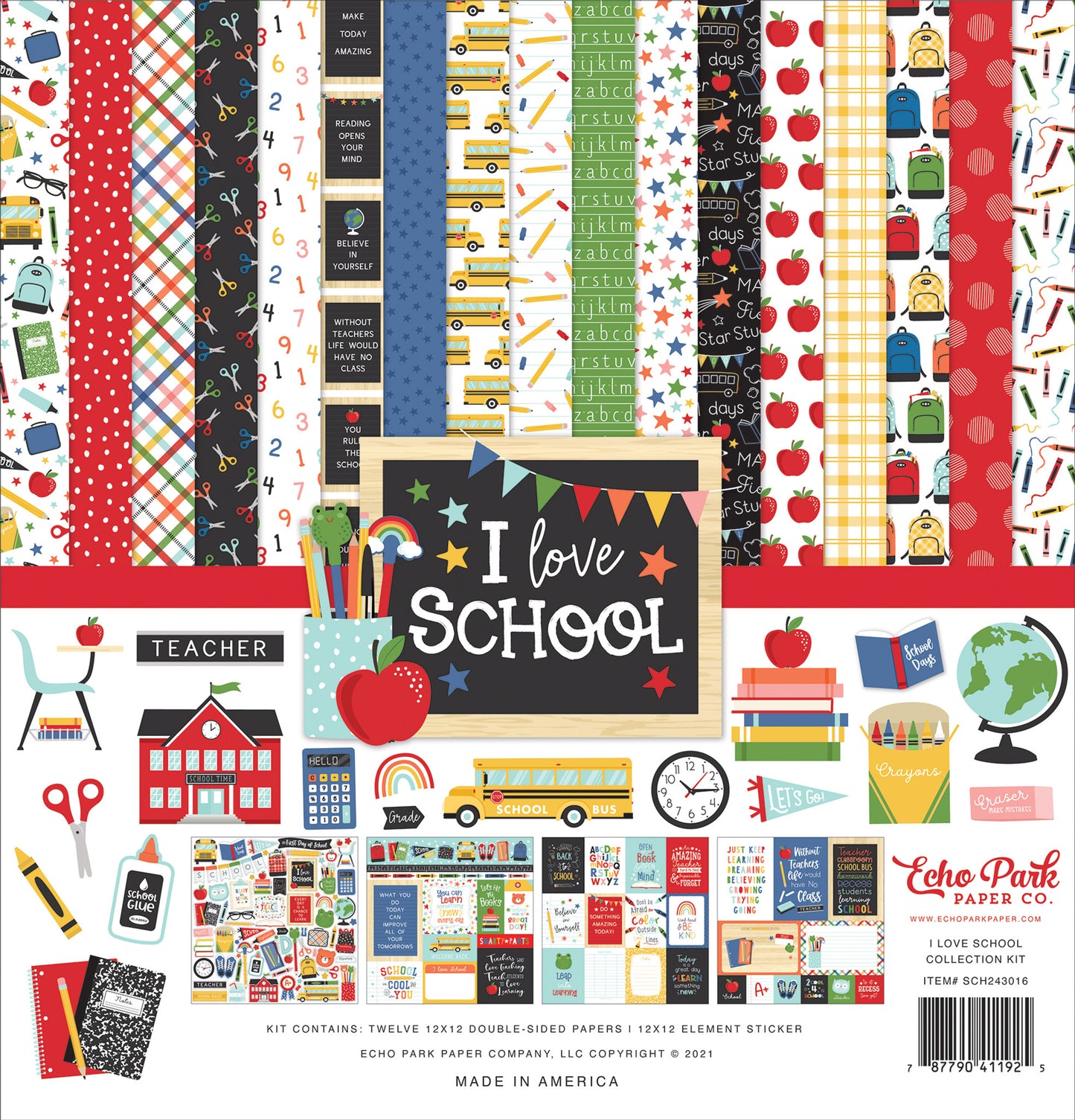 I Love School . Collection Kit