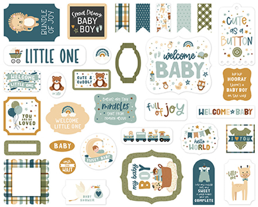 Sweet Delivery Baby Boy . Ephemera