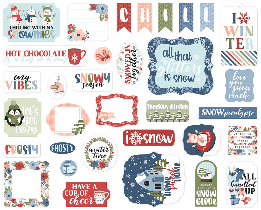 Chilling with my Snowmies . Ephemera