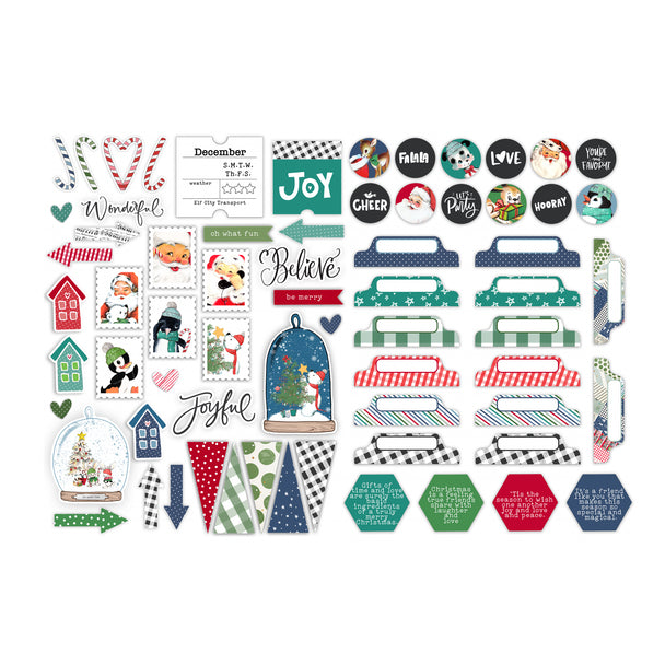 Tis the Season . Snow Globe die-Cuts