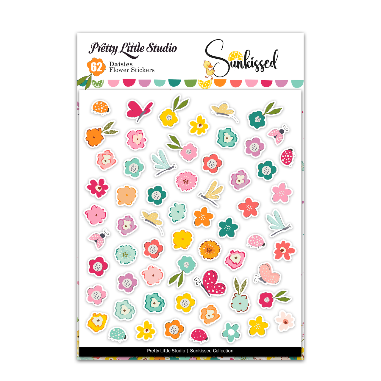 Sunkissed . Daisies Flower Stickers