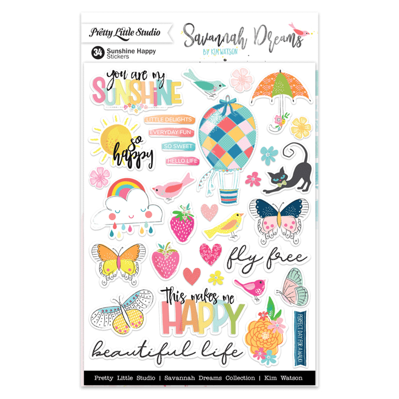 Savannah Dreams . Sunshine Happy Stickers