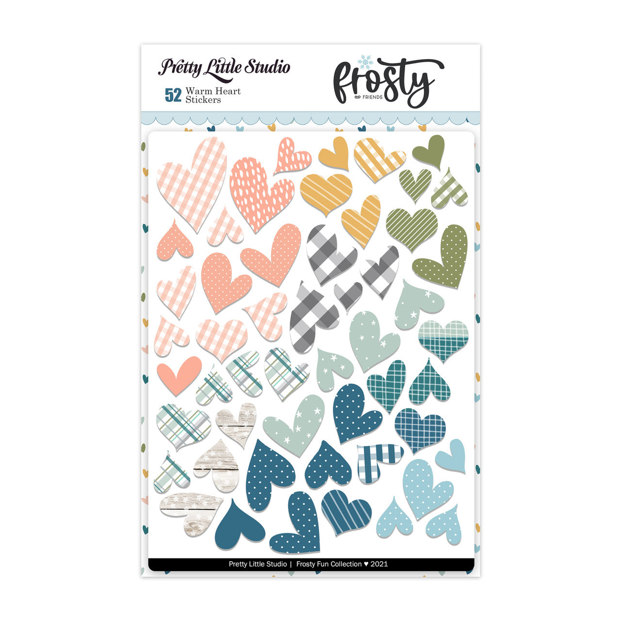 Frosty . Warm Hearts Stickers