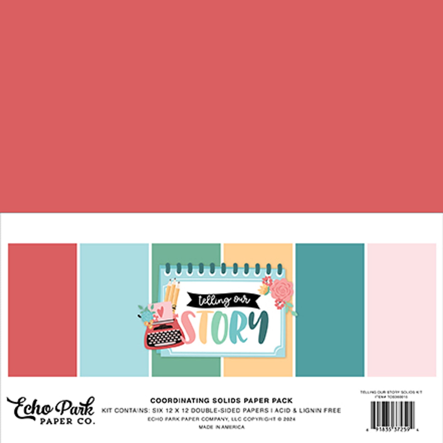 Telling Our Story . Coordinating Solids Paper Pack