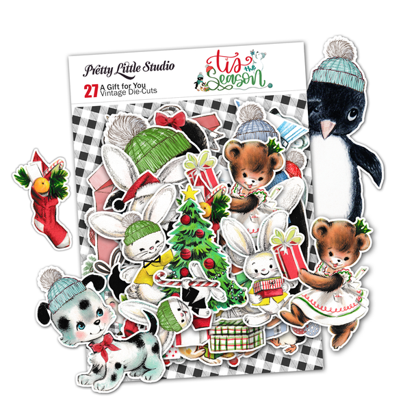 Tis the Season . A Gift for you Vintage Die-Cuts