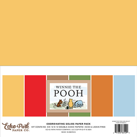 Winnie the Pooh . Coordinating Solids Paper Pack