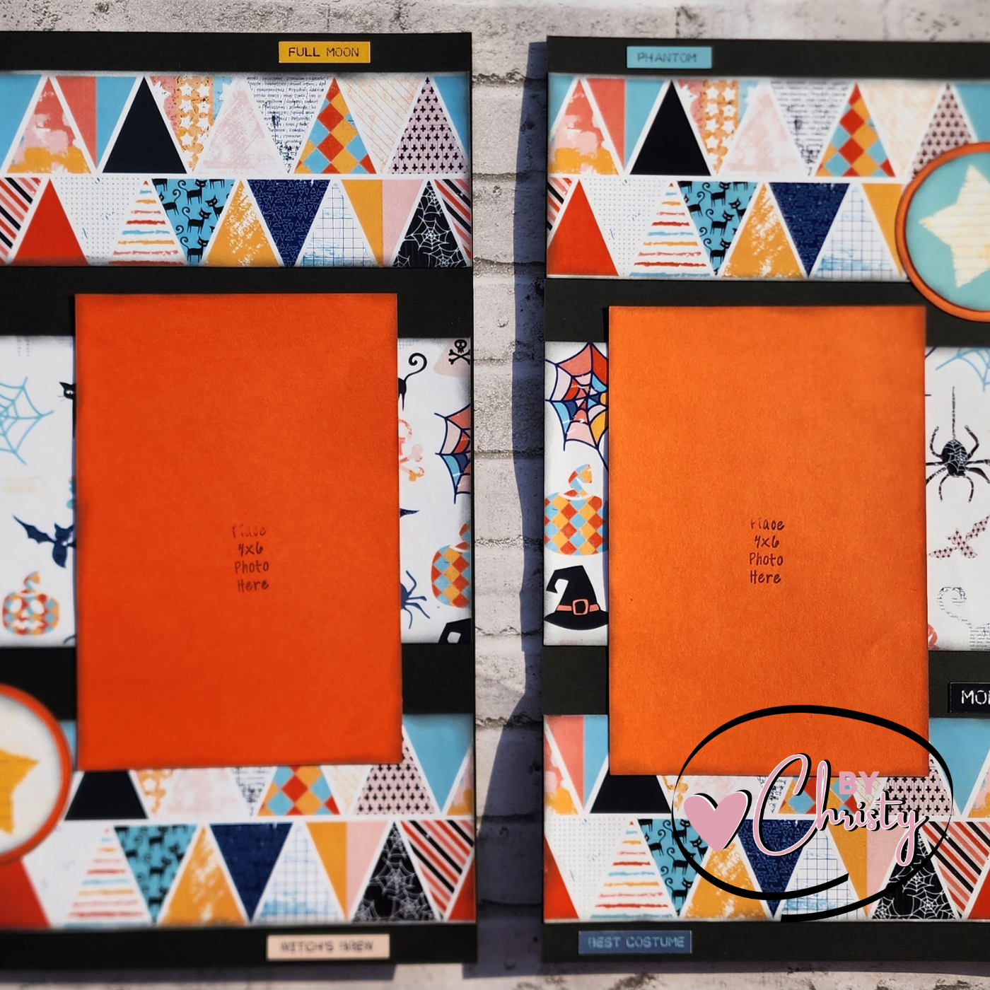 Custom . Monster Mash 2 Page 12 x 12 Scrapbook Layout