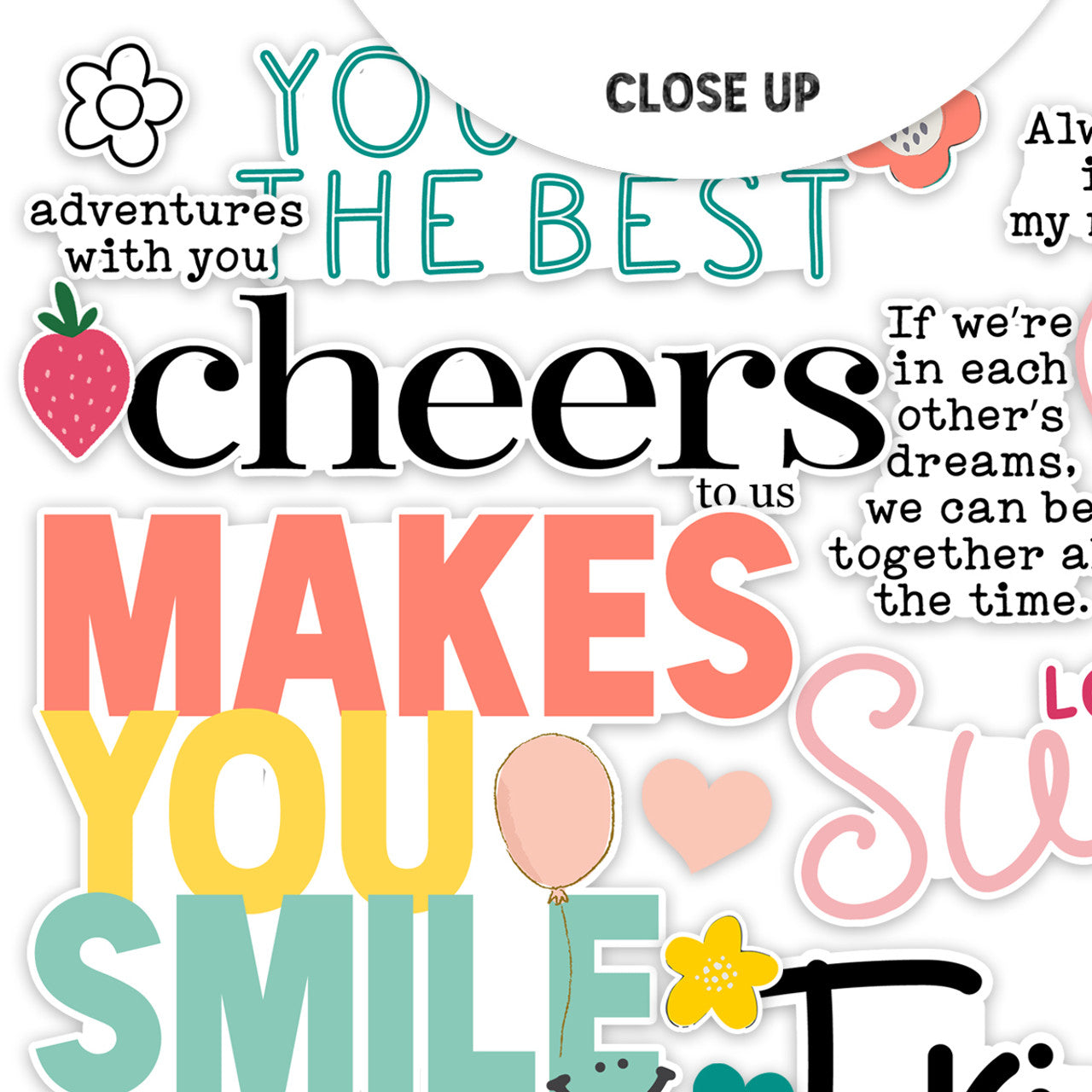 Love is Kind . Ephemera Story of Us Words