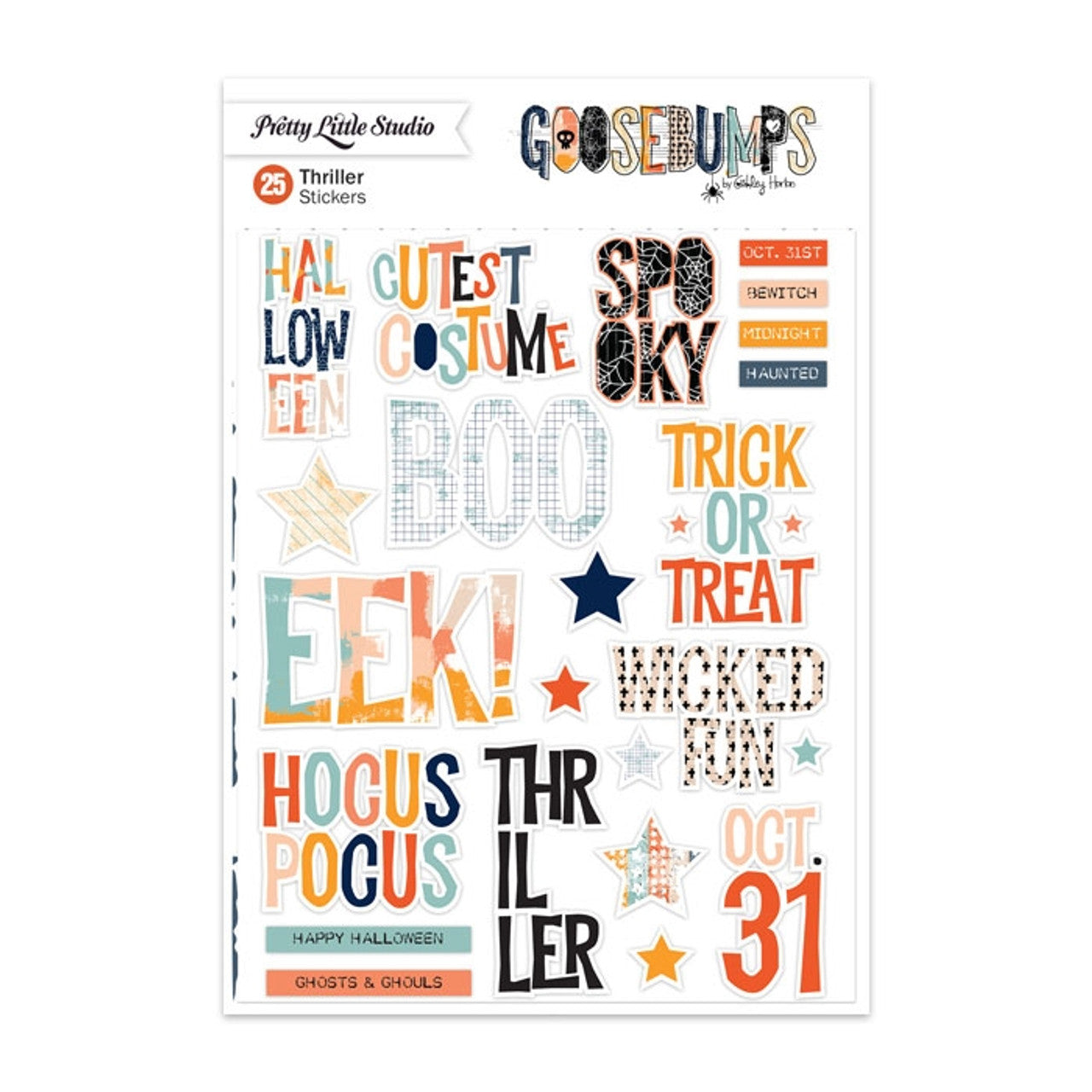 Goosebumps . Thriller Stickers