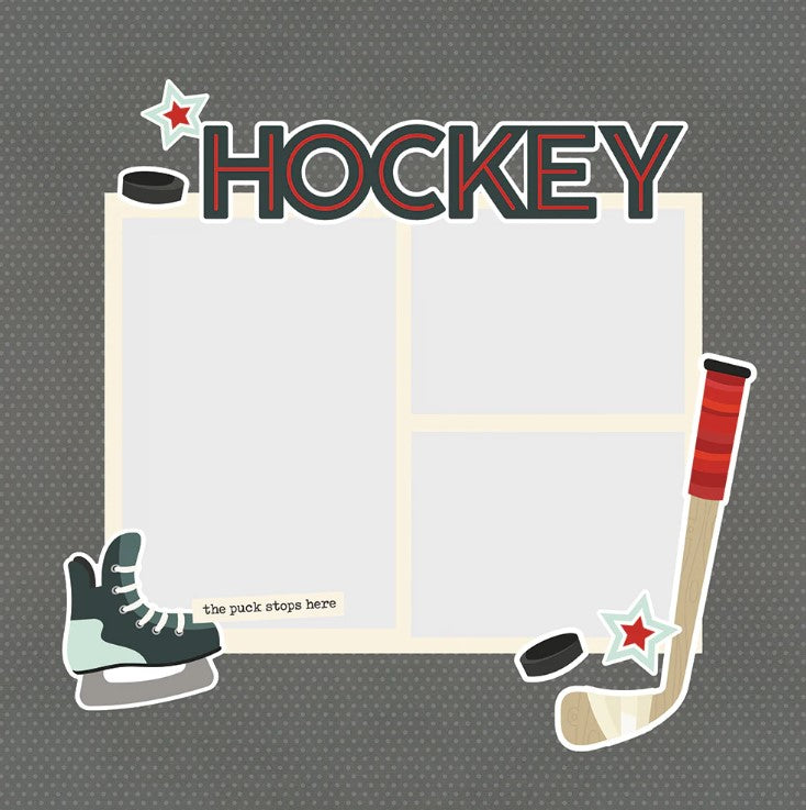 Simple Pages Page Pieces . Hockey