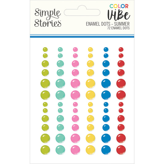 Color Vibe . Summer Enamel Dots