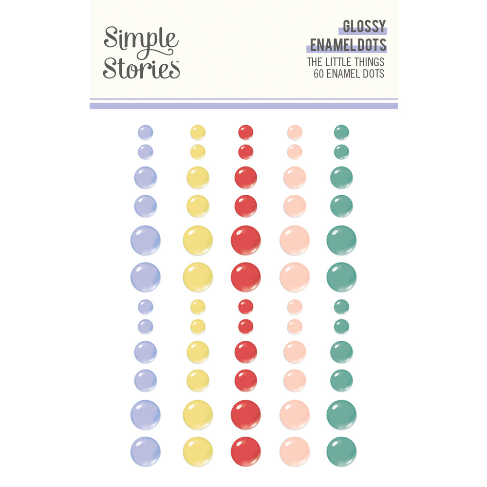 Custom Dots The Little Things . Enamel Dots – Custom Scrapbook Design