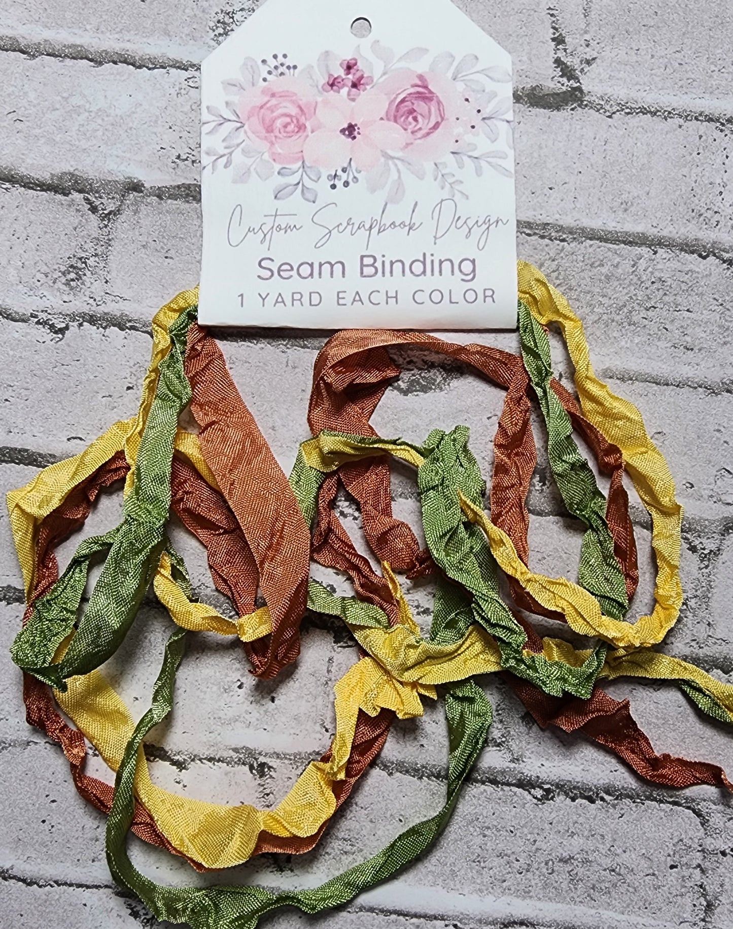 Seam Binding . Crinkled Fall